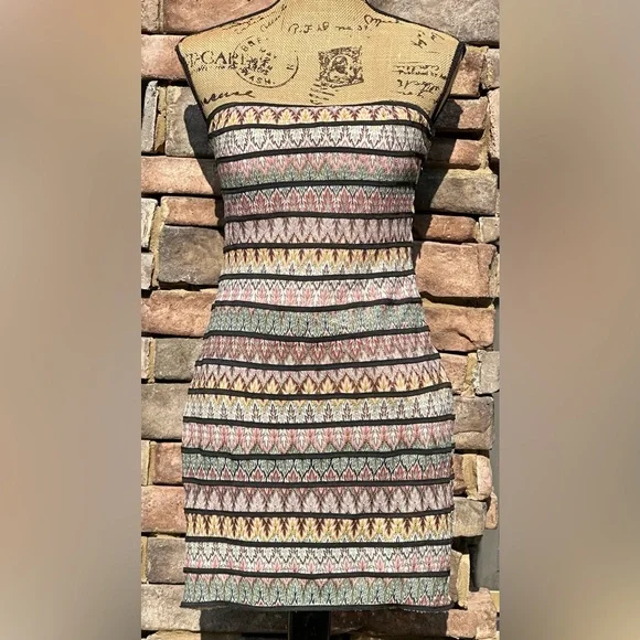 Forever 21 | Dresses | Forever 2 Strapless Fitted Multicolor Mini  Dressfully Linedside Zippereuc | Poshmark